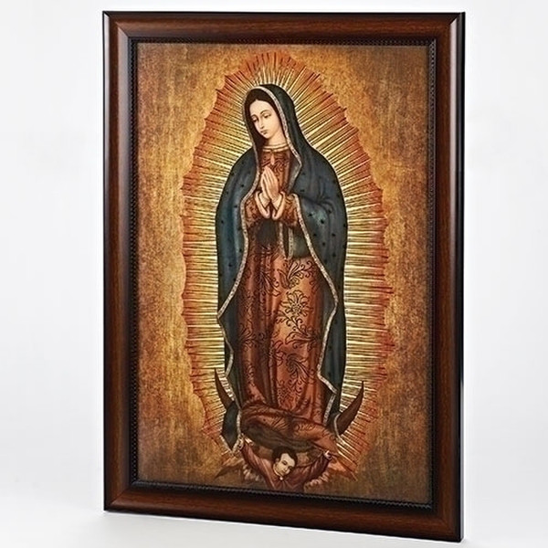 Our Lady of Guadalupe Framed Art deal for homes churches schools